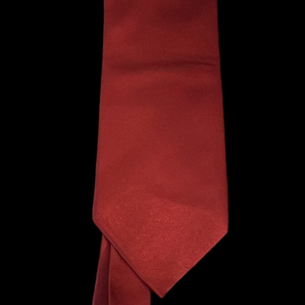 Como House Italy 100% Silk Tie Red